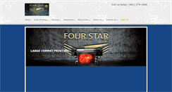 Desktop Screenshot of fourstarprinting.net